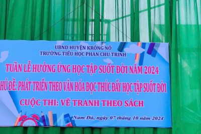 🪴🪴Thực hiện theo kế hoạch 272/KH-UBND ngày 26/9/2024 của UBND huyện Krông Nô về việc tổ chức hưởng ứng học tập suốt đời năm 2024; ❤️Thực hiện theo chương trình công tác đội và phong trào Thiếu Nhi. 🍀Liên đội kết hợp với thư viện tổ chức và hưởng ứng tuần lễ học tập suốt đời với  cuộc thi”Vẽ tranh theo sách” đã trao 1 giải Nhất, 2 giải Nhì, 3 giải Ba,4 giải KK. 🍀Em Trần Anh Thư lớp 5A4  viện giới thiệu sách “Cuộc đời của mẹ” 🍀Cô TPT đội phát động phong trào”Nuôi heo đất” 🌸🌸 Qua các nội dung trên với mục đích góp phần đẩy mạnh phong trào học tập cho học sinh, phát triển tư duy cải thiện kỹ năng giao tiếp cho học sinh. Tạo sân chơi lành mạnh, bổ sung tri thức, rèn luyện kỹ năng sống cho học sinh.